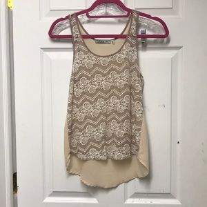 Nordstrom’s Lace High Low Tank